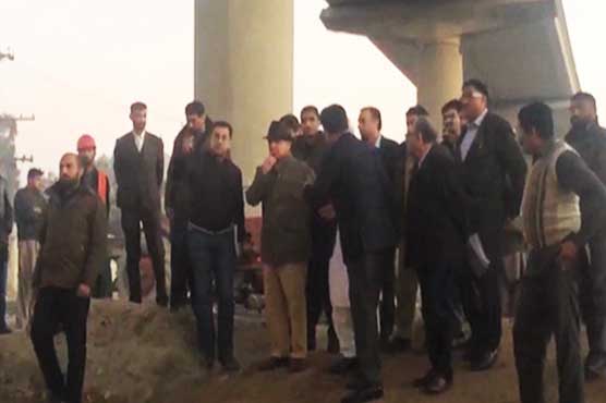 CM punjab early morning visit to orange line train project without protocol