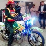 Rescue 1122 motorcycle ambulance launched in Faisalabad