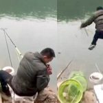 The Chinese person got expensive to caught fish