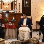 Bilawal, Bhutto Zardari, meeting, with, Prince, Karem, Agha Khan, along, with, CM, Sind, Murad, Ali, Shah