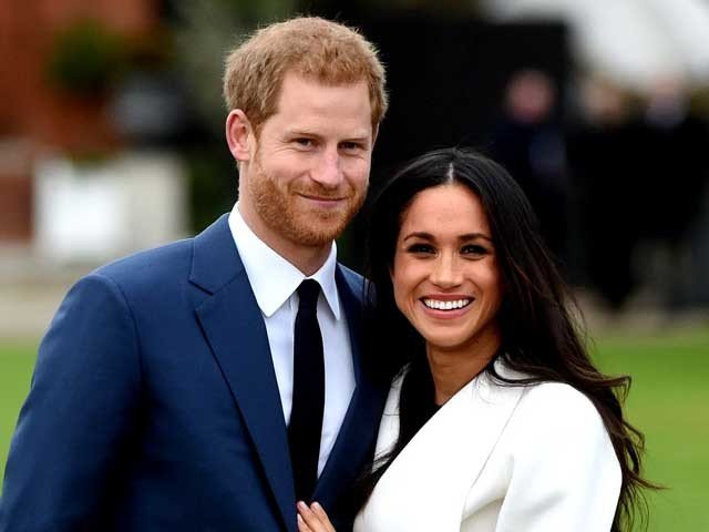 The first obstacle in Prince Harry's wedding was erected