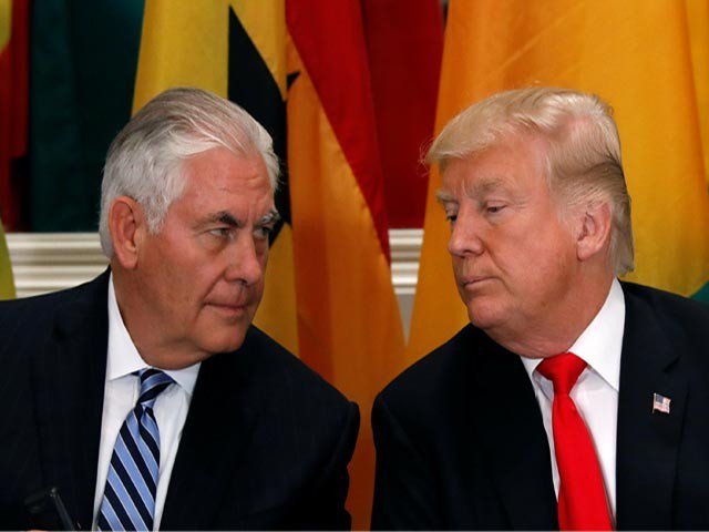 US foreign secretary Tillerson likely to be removed