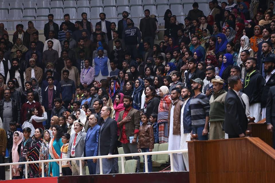 Due, to, efforts, of, the, civil,-military, leadership, it, is, now ,possible, to, hold, sports, events, peacefully, PM Abbasi