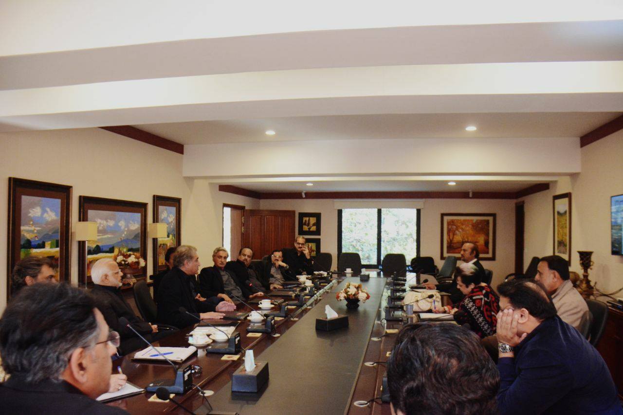 We, Will, provide, the, full, leadership, on, Bait ul Maqdis, issues, Imran Khan, said, in, central, leadership, meeting