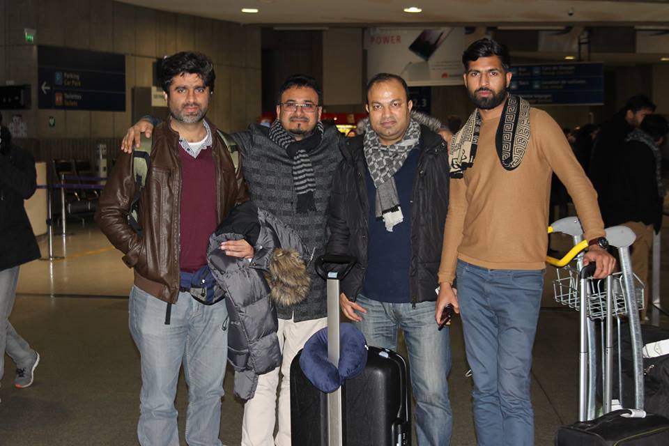 Bol, Television, Anchor, Ameer Abbas, and, Produceer, Hasham, Yousaf, Reached, Paris, Today