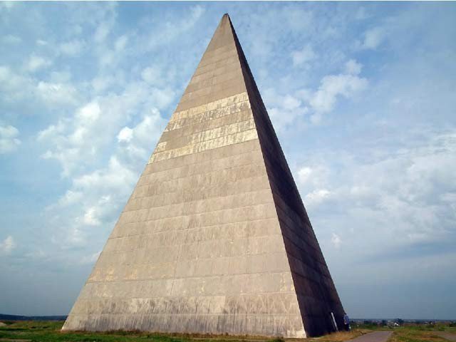 Russian doctor with pyramid treatment