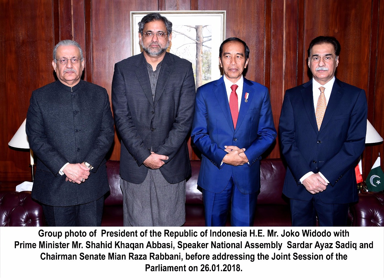 THE, PRESIDENT, OF ,THE, REPUBLIC, OF ,INDONESIA, H.E. JOKO WIDODO,BEFORE, THE ,JOINT, SESSION, OF, THE ,PARLIAMENT ,OF, PAKISTAN