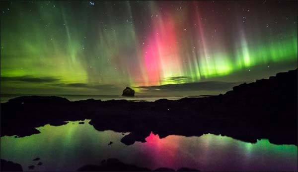 Unique views of the colors on the sky