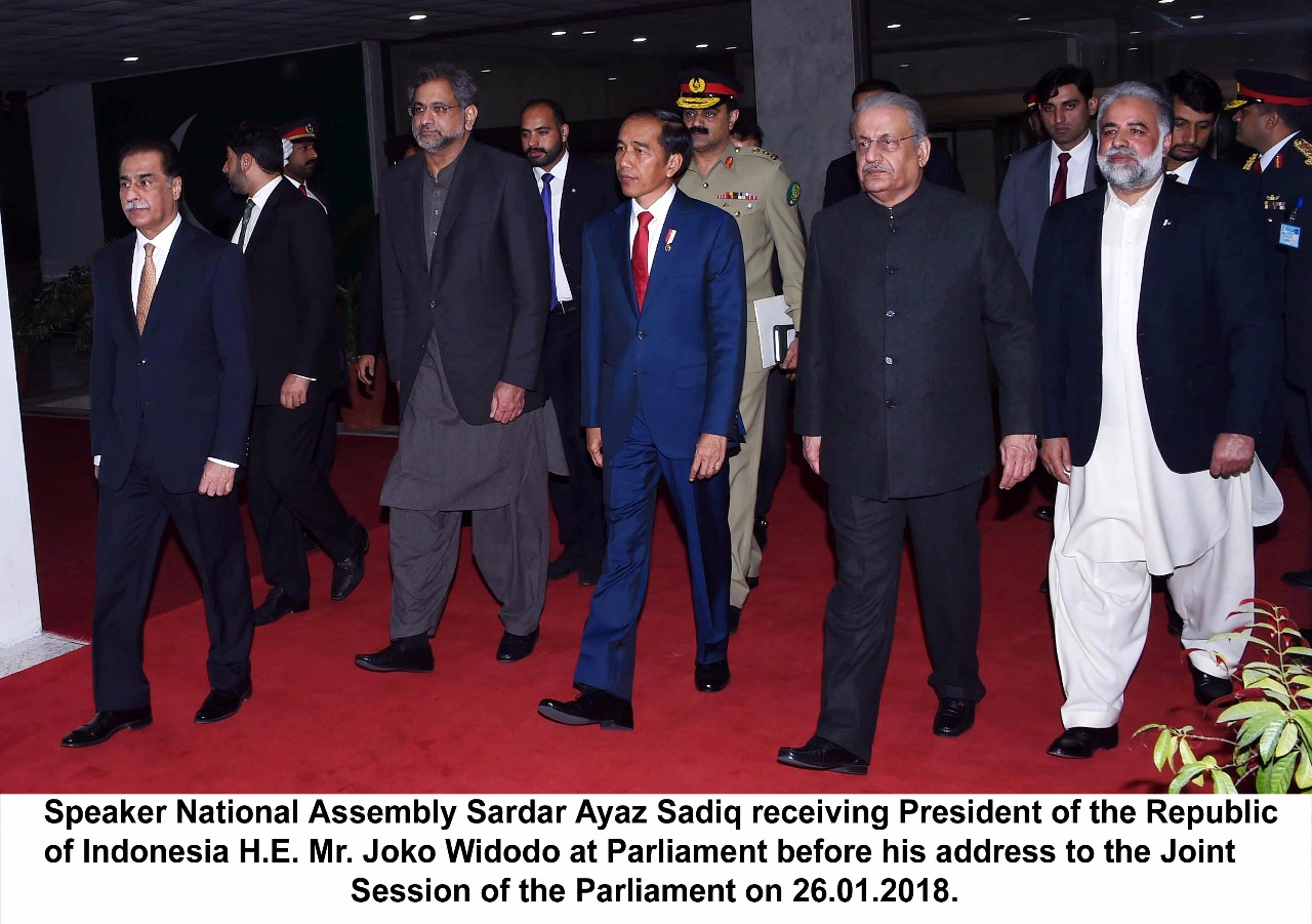 THE, PRESIDENT, OF ,THE, REPUBLIC, OF ,INDONESIA, H.E. JOKO WIDODO,BEFORE, THE ,JOINT, SESSION, OF, THE ,PARLIAMENT ,OF, PAKISTAN