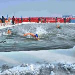 Annual ice swimming festival in china