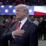 Does Trump know or not the words to the national anthem?