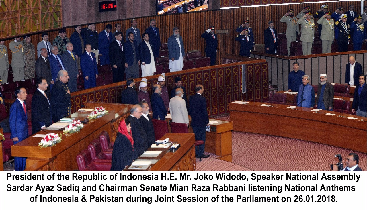 THE, PRESIDENT, OF ,THE, REPUBLIC, OF ,INDONESIA, H.E. JOKO WIDODO,BEFORE, THE ,JOINT, SESSION, OF, THE ,PARLIAMENT ,OF, PAKISTAN