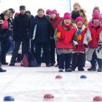 Holding interesting competitions of Ice Soccer in China