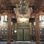 A mosque in China whose walls are engraving with Quran