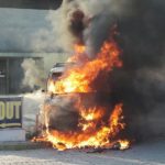 RAWALPINDI, TIPU, ROAD, FIRE, INCIDENT, IN, TOYOTA, HIACE, BURNED, BECAUSE, OF, GAS, CYLINDER, LEAKAGE