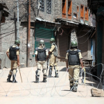 Four Indian soldiers were killed in a bomb blast in Occupied Kashmir