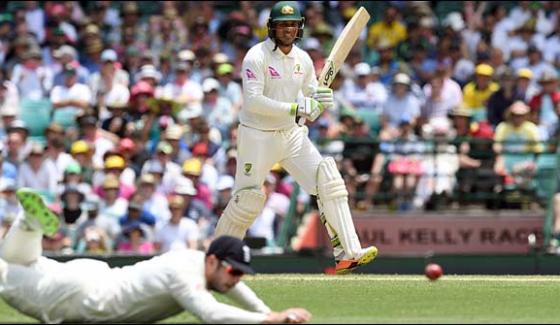 The second day of the Sydney Test: Australia scored 193 runs on 2 wickets