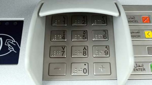Dubai, ATM, machine, for, blind,, people, introduced