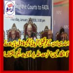 Fata, Seminar, organized, by, Shaheed bhutto Foundation, Amendment, in, constitution, is, to,, benefit, Dr. Shakel Afridi