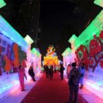 Snow-made beautiful statues festival start in china