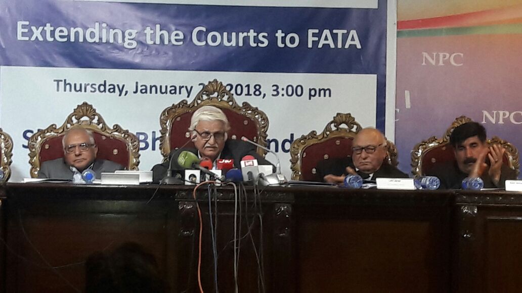 Fata, Seminar, organized, by, Shaheed bhutto Foundation, Amendment, in, constitution, is, to,, benefit, Dr. Shakel Afridi