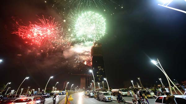 NEW, YEAR, CELEBRATIONS, IN, PAKISTAN, DIFFERENT, CITIES