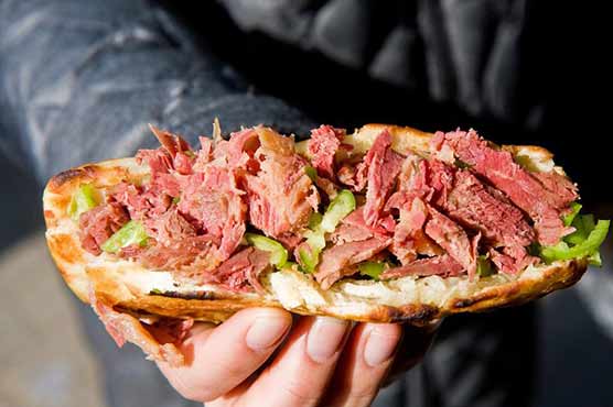 Disclosure of mixture in burger to make with donkey meat in China