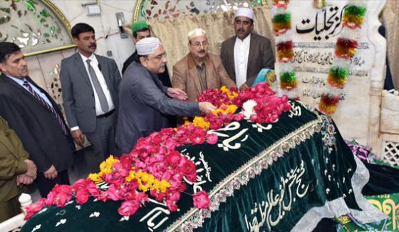 ASIF, ALI, ZARDARI, ATTENDED, THE, CEREMONY, AT, DATA, DARBAR, AND, BIBI PAK DAMAN, LAHORE