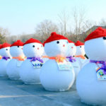 Thousands of snowman arrival in the Harbin Ice Festival