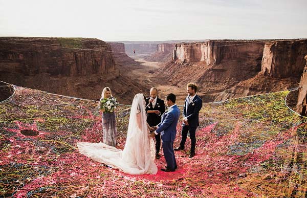 The American couple adopted a unique style of marriage