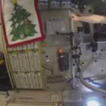 Fun of Russian astronaut at space station