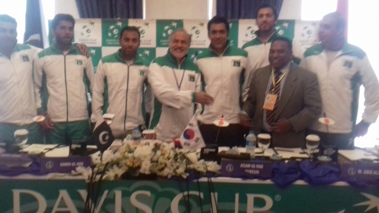 Pakistan, will, won, Davis, cup, Final, Ihsan ul Haq, and, Aqeel Khan, and, Hameed, ul Haq, interview,with, Asghar Ali, Mubarak, correspondent, Yesurdu, News