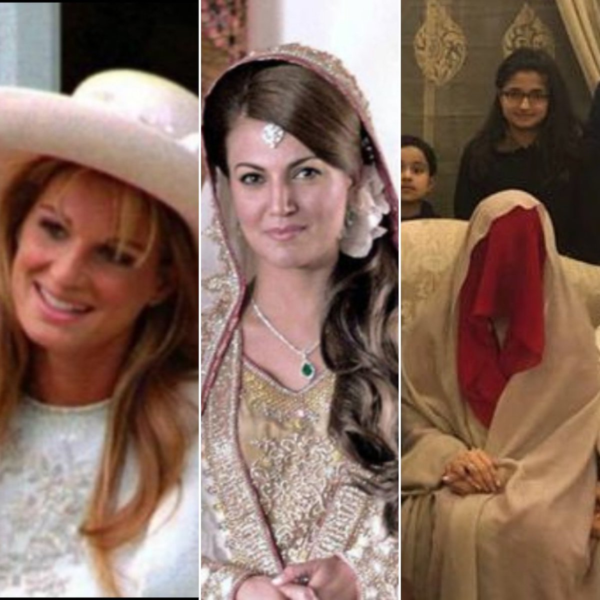 Chairman ,Pakistan, Tehreek, Insaf ,Imran Khan, Got married, for ,the, third, time, with , Bushra Manika