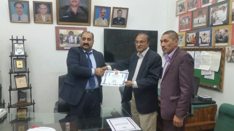 CHAIRMAN, MIX, MARTIAL, ARTS, BHARIA, TOWN, SHIHAN KHALID RAJA, VISITED, MODERN, MARTIAL, ARTS, CENTRE, PESHAWAR, ALONG, WITH, HIS, DELEGATION