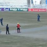 first, semi, final, of, National, one day, cup, Karachi, Region, defeated, Peshawar, Region, team, in, Rawalpindi, Cricket, stadium
