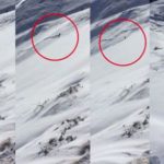 European youth came under snow storm during skiing