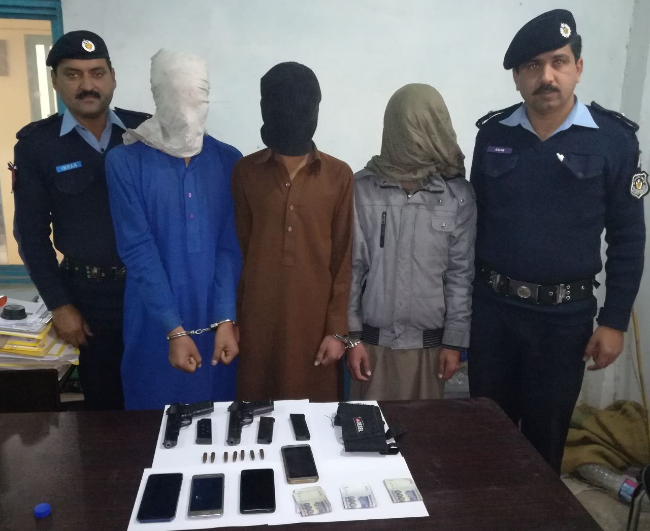 POLICE, STATION, SHAMS COLONY, RAIDED, AND, ARRESTED, GROUP, INVOLVED, IN, STREET, CRIMES