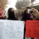 FEMALE, STUDENTS, PROTEST, AGAINST, THEIR, STOPPED, ADMISSIONS, IN, CHISTIAN, GOVT, COLLEGE