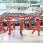 Interesting dance performances on Dubai airport