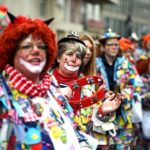 The colorful street carnival starts in Germany