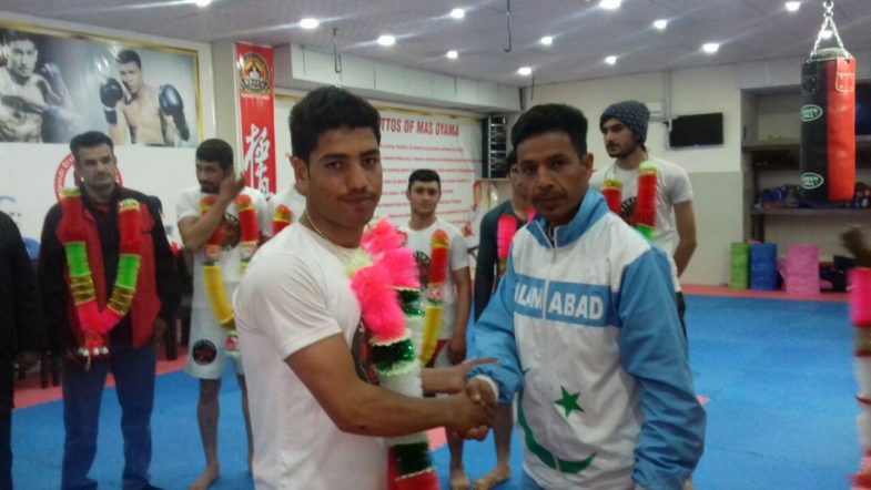 Legends, of ,Islamabad ,Mixed ,Martial ,Arts , Grand ,master, Shihan Raja Khalid , Shihan Zaheer Ali Mashadi, with, young, champions, at, MMA, head ,quarter ,Islamabad, Pakistan