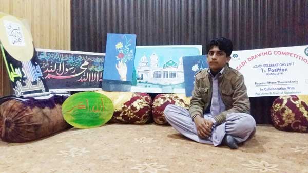 BALUCHISTAN, CHILDREN, CALLIGRAPHER, AND, PAINTERS