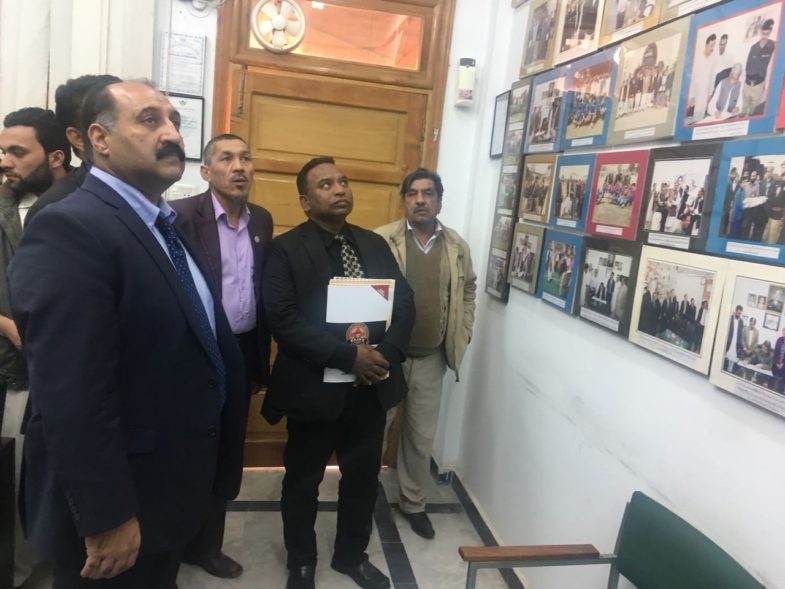 CHAIRMAN, MIX, MARTIAL, ARTS, BHARIA, TOWN, SHIHAN KHALID RAJA, VISITED, MODERN, MARTIAL, ARTS, CENTRE, PESHAWAR, ALONG, WITH, HIS, DELEGATION