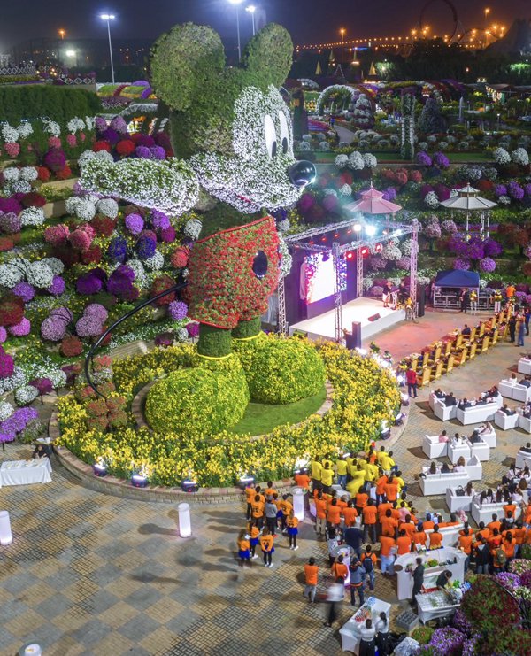 DUBAI, ONE, MILLION, PLANTS, AND, FLOWERS, MADE, MIKKI MOUSE, MODEL, GETTING, ATTENTIONS, OF, PUBLIC, AT, LARGE, LEVEL
