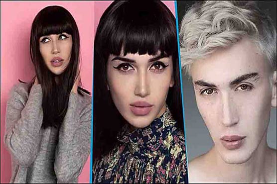 Young participation in beauty contest to become a female, judges unaware