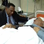 Channel, 24, senior, reporter, Sadaqat Ali, after, successful, operation, of, head, injury, shifted, to, surgical, ward, attended, by, friends, and, family