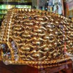 The largest gold ring presented for the exhibition