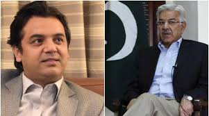 PAKISTAN, TEHREEK E INSAF, LEADER, USMAN DAR, RESPONDING, TO, KHAWAJA ASIF'S, STATEMENT, SAID, KHAWAJA ASIF, SHOULD, BE, ASHAMED, ON, HIS, WORDS, HE, SHOULD, DO, HIS, WORK, HONESTLY, INSTEAD, OF, FLATTERING, NAWAZ SHARIEF