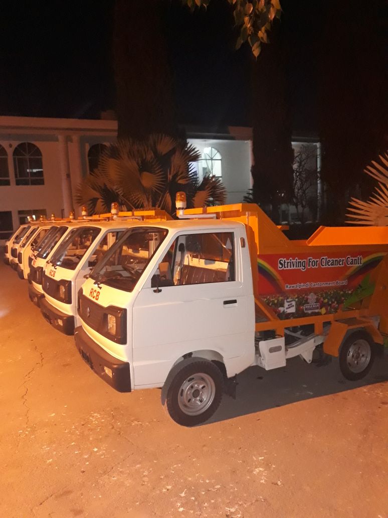 10 vehicles will be taken by the Cant board Rawalpindi