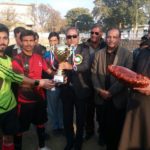 Tramrri club won the Islamabad maridition B division football league by beating Ghouri club 3-1